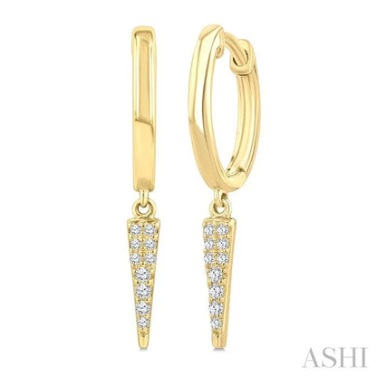 Petite Diamond Huggie Fashion Earrings