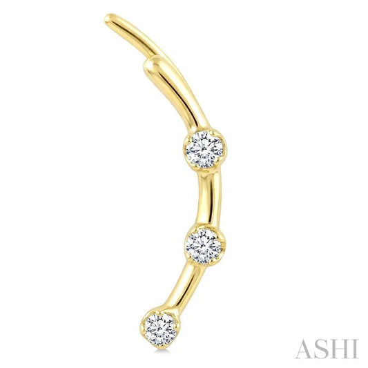 Diamond Fashion Ear Climbers