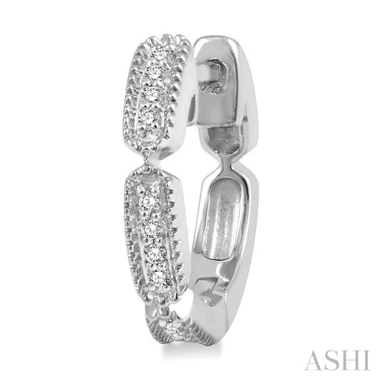 Petite Diamond Huggie Fashion Earrings