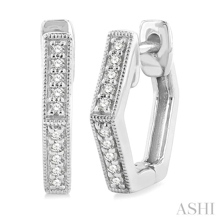 Petite Diamond Huggie Fashion Earrings
