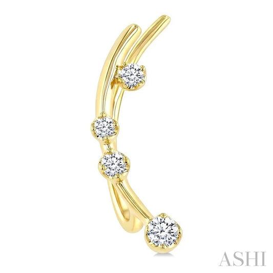 Diamond Fashion Ear Climbers