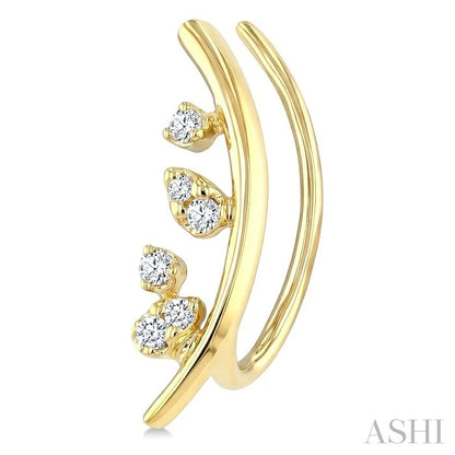 Diamond Fashion Ear Climbers