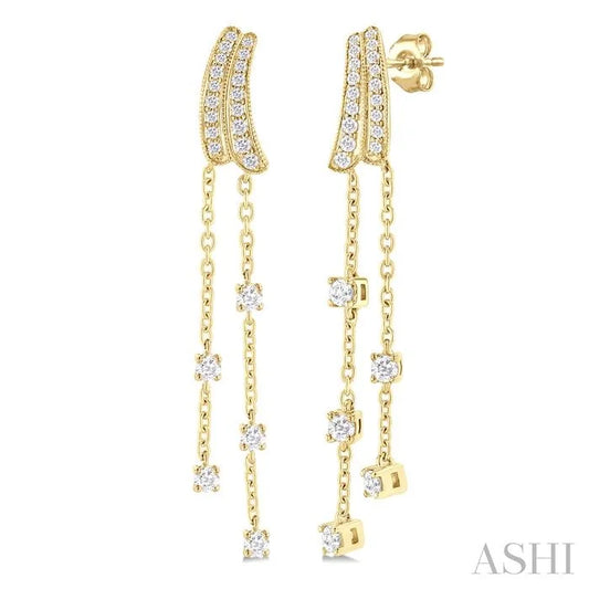 Diamond Fashion Chain Earrings