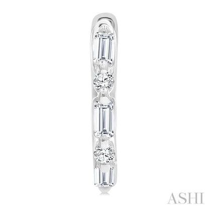 Petite Diamond Huggie Fashion Earrings