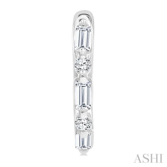 Petite Diamond Huggie Fashion Earrings