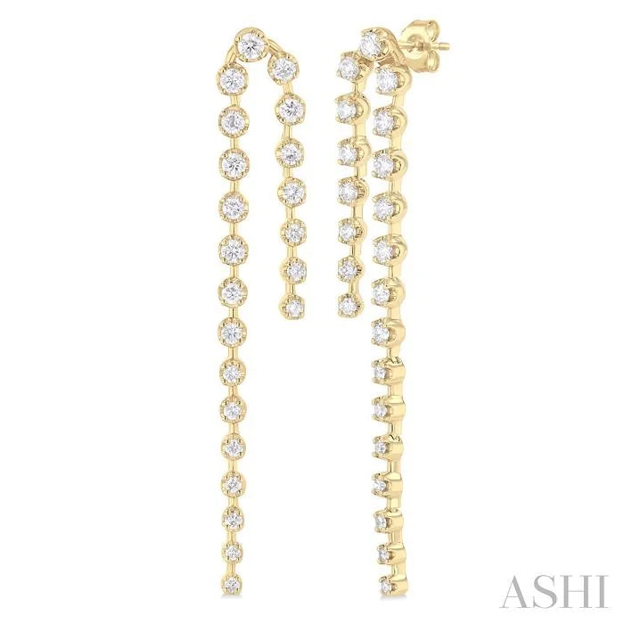 Diamond Fashion Long Earrings