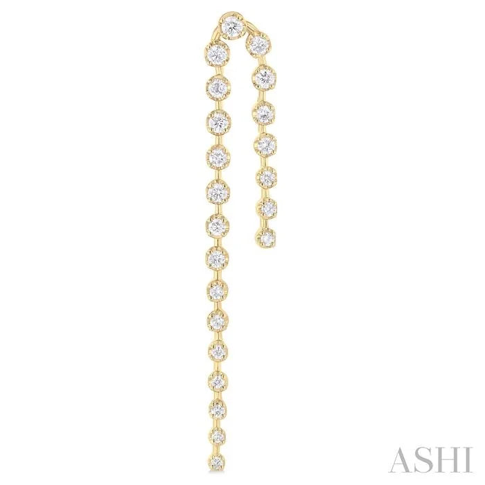 Diamond Fashion Long Earrings
