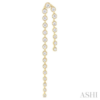 Diamond Fashion Long Earrings