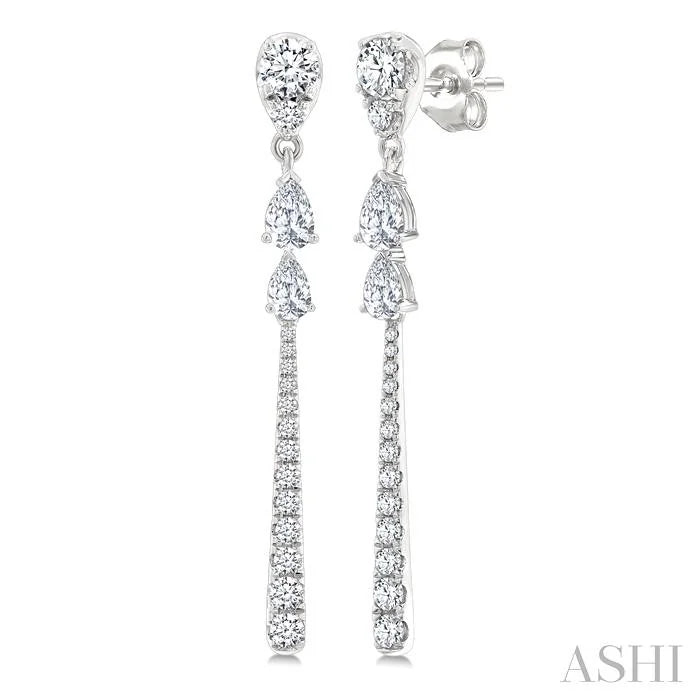 Diamond Fashion Long Earrings