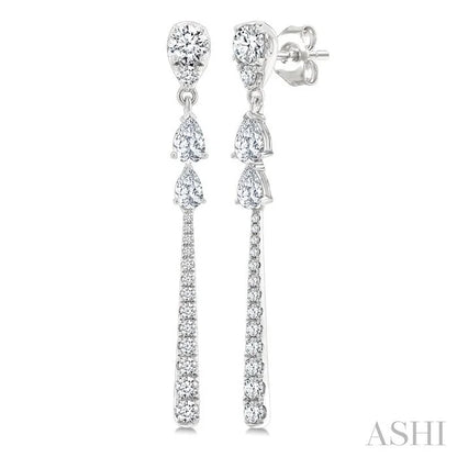 Diamond Fashion Long Earrings