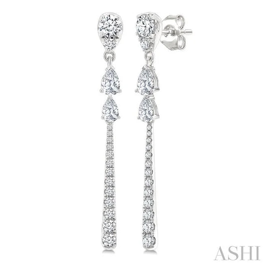 Diamond Fashion Long Earrings