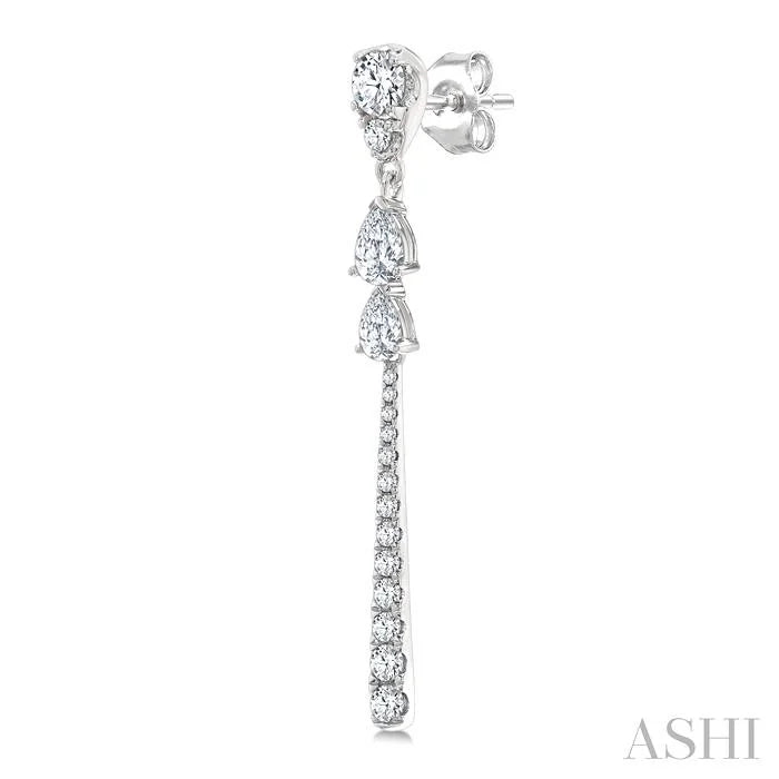Diamond Fashion Long Earrings