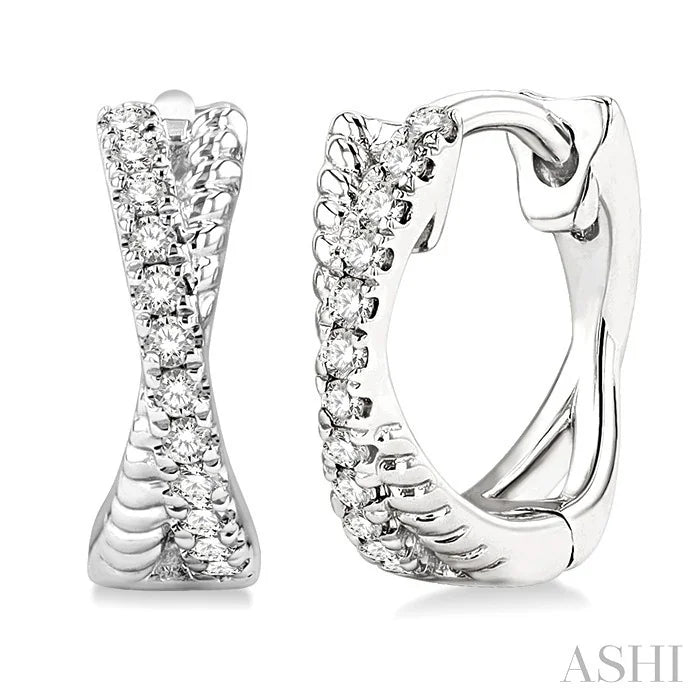 Petite Diamond Huggie Fashion Earrings