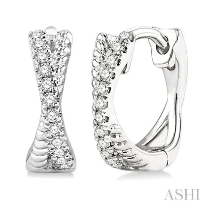 Petite Diamond Huggie Fashion Earrings