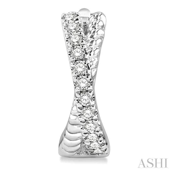 Petite Diamond Huggie Fashion Earrings