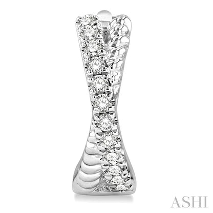 Petite Diamond Huggie Fashion Earrings