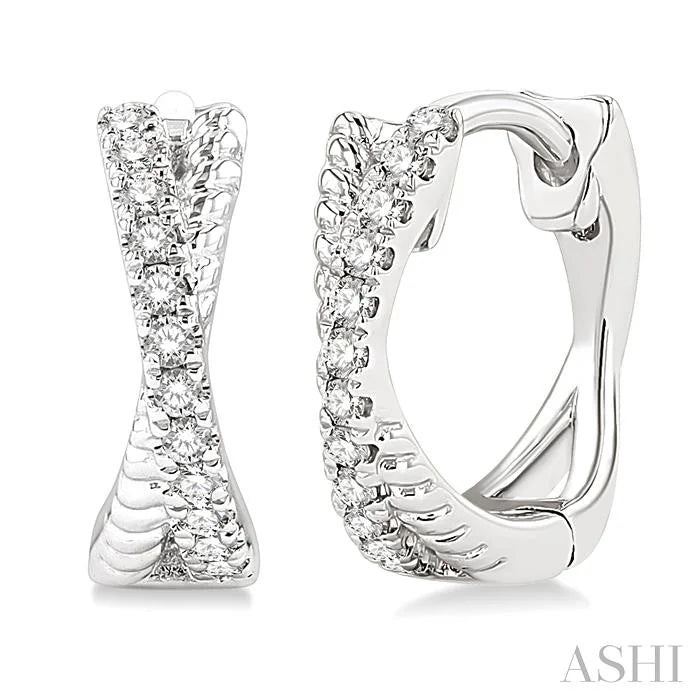 Petite Diamond Huggie Fashion Earrings