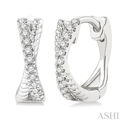 Petite Diamond Huggie Fashion Earrings