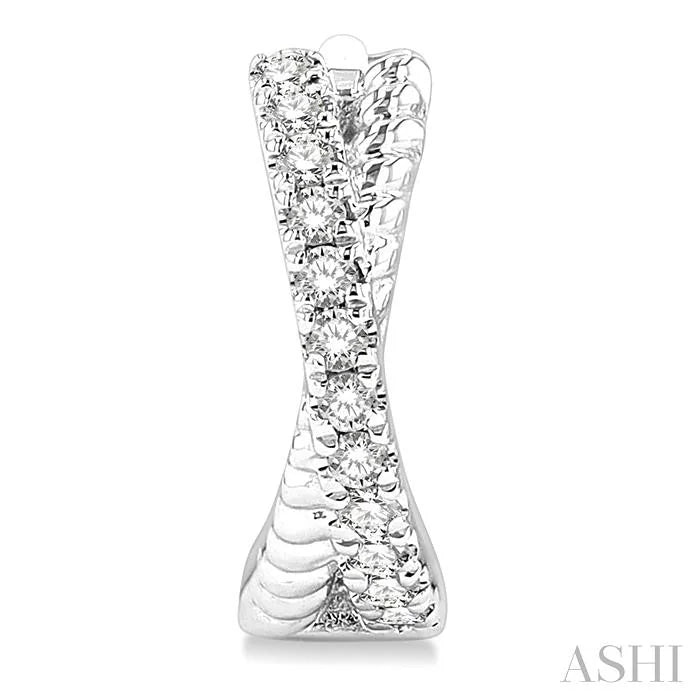 Petite Diamond Huggie Fashion Earrings
