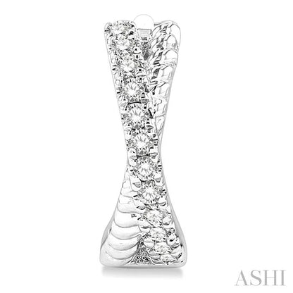 Petite Diamond Huggie Fashion Earrings