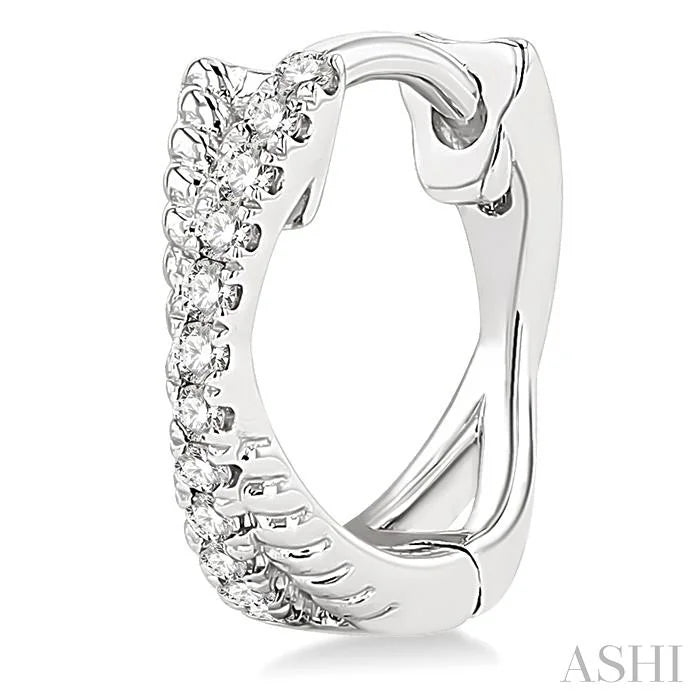 Petite Diamond Huggie Fashion Earrings