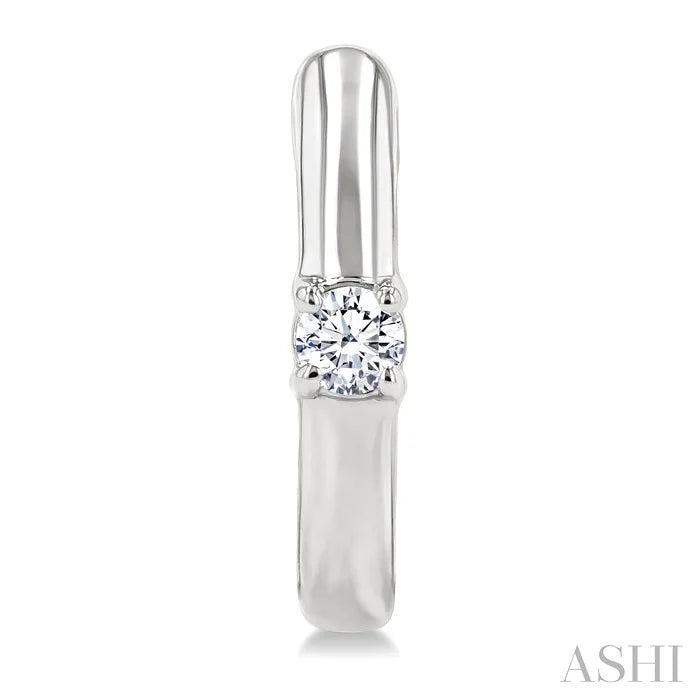 Petite Diamond Huggie Fashion Earrings