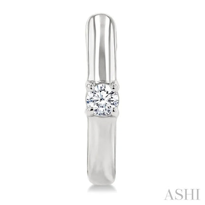 Petite Diamond Huggie Fashion Earrings