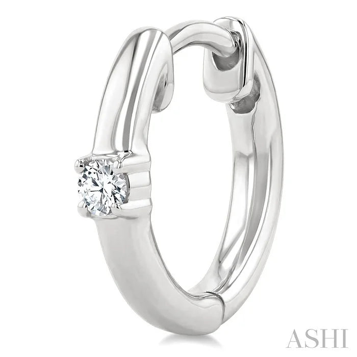 Petite Diamond Huggie Fashion Earrings