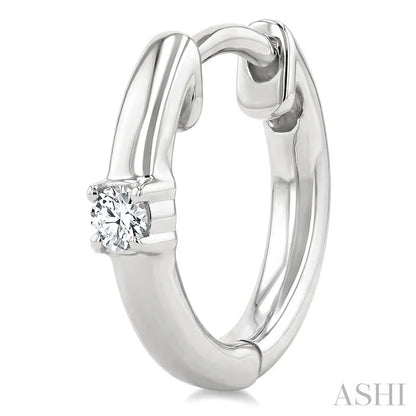 Petite Diamond Huggie Fashion Earrings