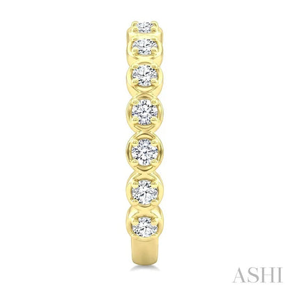 Petite Diamond Fashion Huggie Cuff Earrings