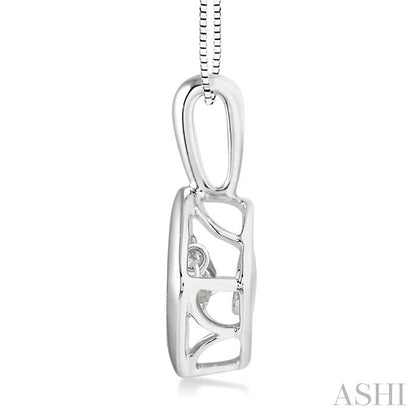 Cushion Shape Emotion Diamond Pendant