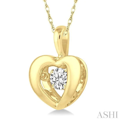 Heart Shape Emotion Diamond Pendant