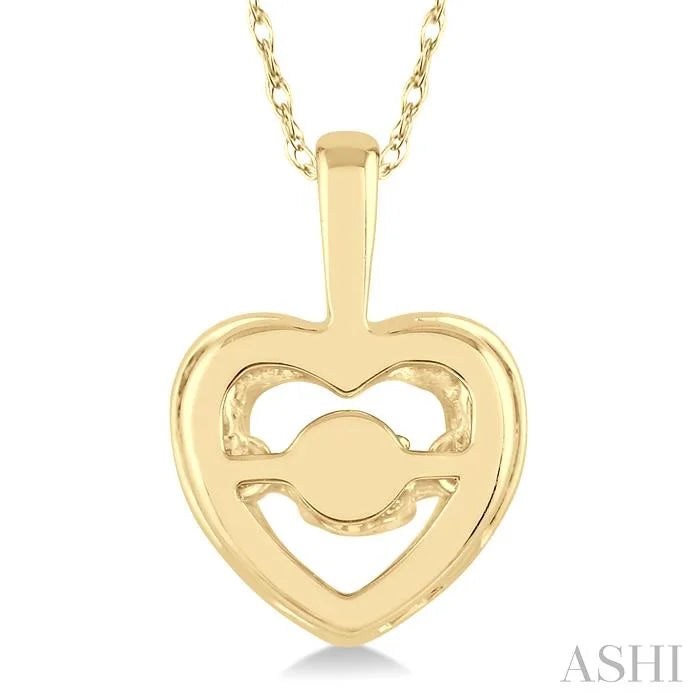Heart Shape Emotion Diamond Pendant