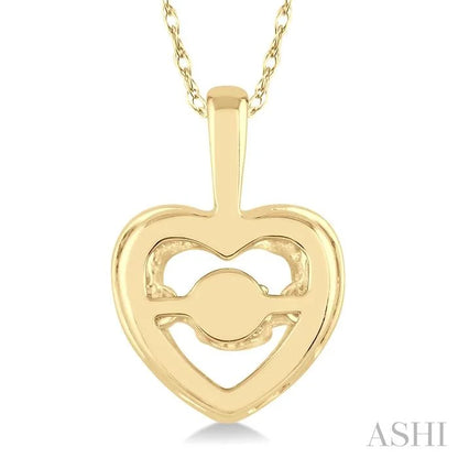 Heart Shape Emotion Diamond Pendant