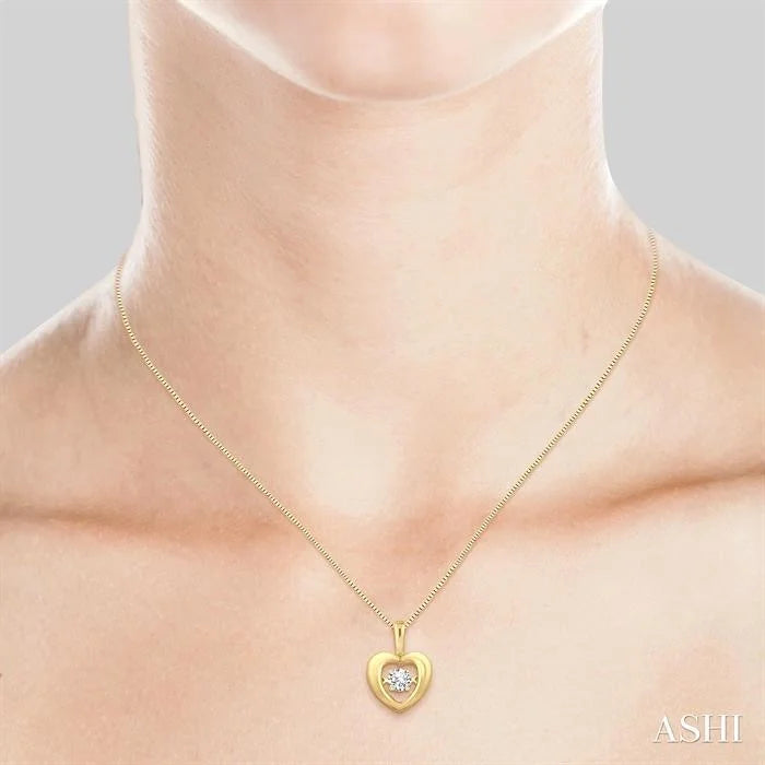 Heart Shape Emotion Diamond Pendant