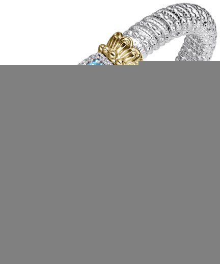 Vahan 14k Gold & Sterling Silver London Blue Topaz Bracelet