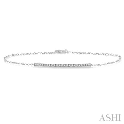 Bar Diamond Chain Bracelet