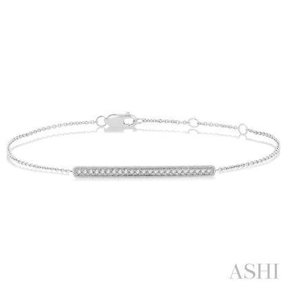 Bar Petite Diamond Fashion Chain Bracelet