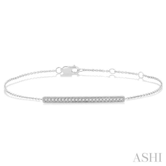 Bar Petite Diamond Fashion Chain Bracelet