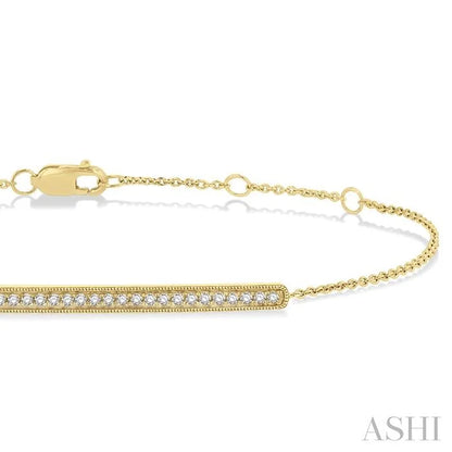 Bar Petite Diamond Fashion Chain Bracelet