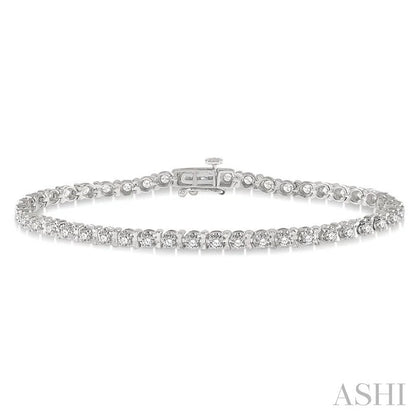 Tulip Diamond Tennis Bracelet