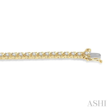 Tulip Diamond Tennis Bracelet