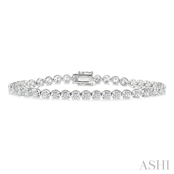 Illusion Diamond Tennis Bracelet
