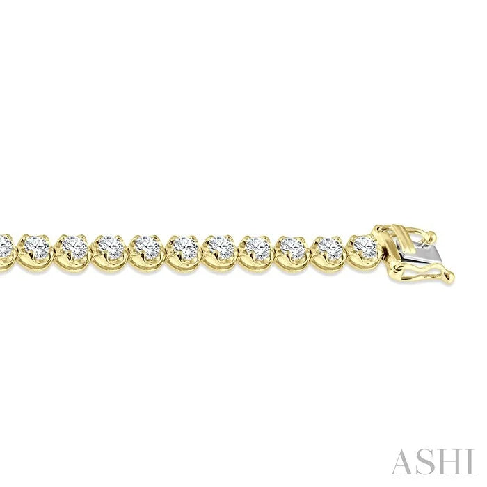 Illusion Diamond Tennis Bracelet