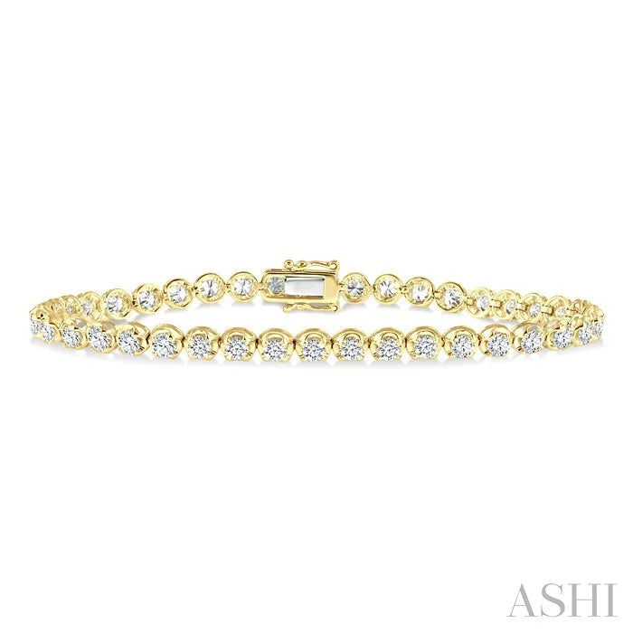 Illusion Diamond Tennis Bracelet