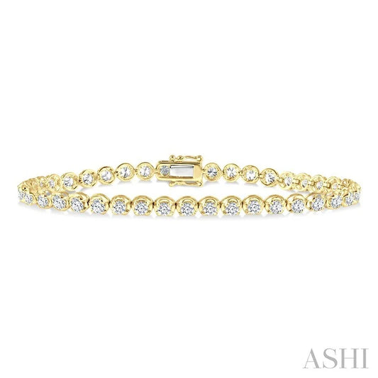 Illusion Diamond Tennis Bracelet