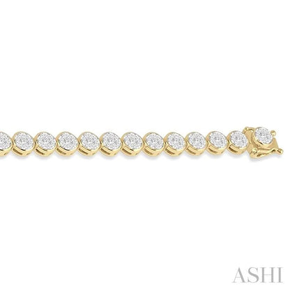 Round Shape Lovebright Essential Diamond Bracelet