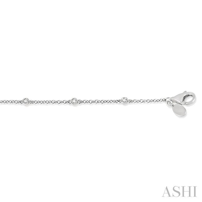 Diamond Station Chain Bracelet