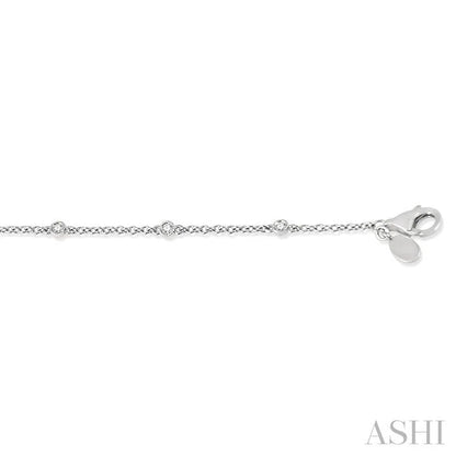 Diamond Station Chain Bracelet