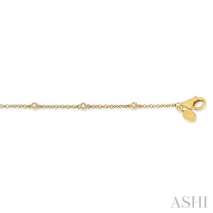 Diamond Station Chain Bracelet